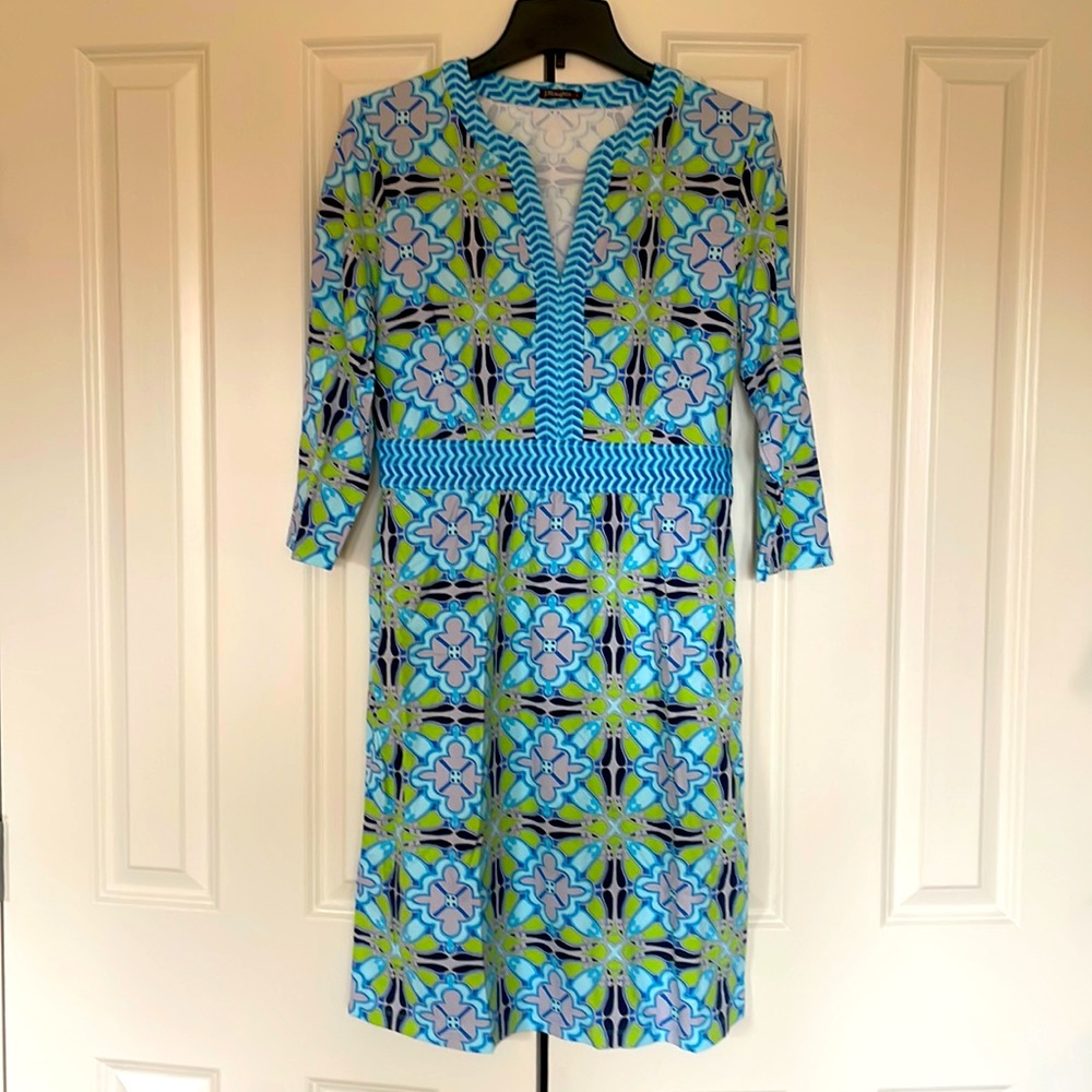 J.McLaughlin Lola Dress Large Catalina Cloth